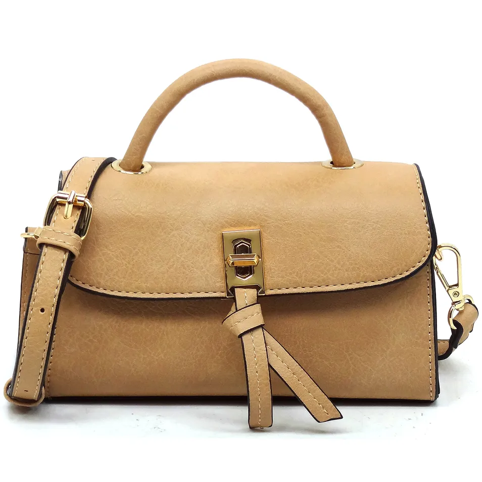 Bolsa Transversal com Fecho Estiloso para Mulheres Modernas
