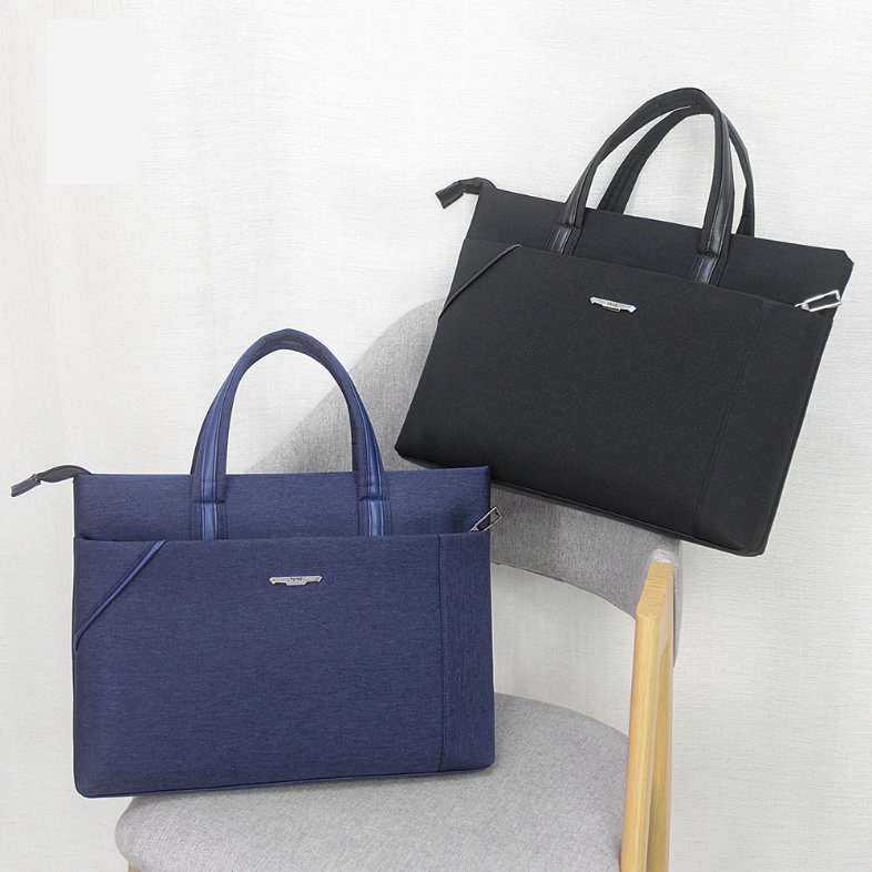 2025 Nova Capa de Laptop Slim Leve 14 Polegadas Cor Clássica Azul Marinho Personalizada com Logo Bordado Estojo de Viagem para Homens e Mulheres