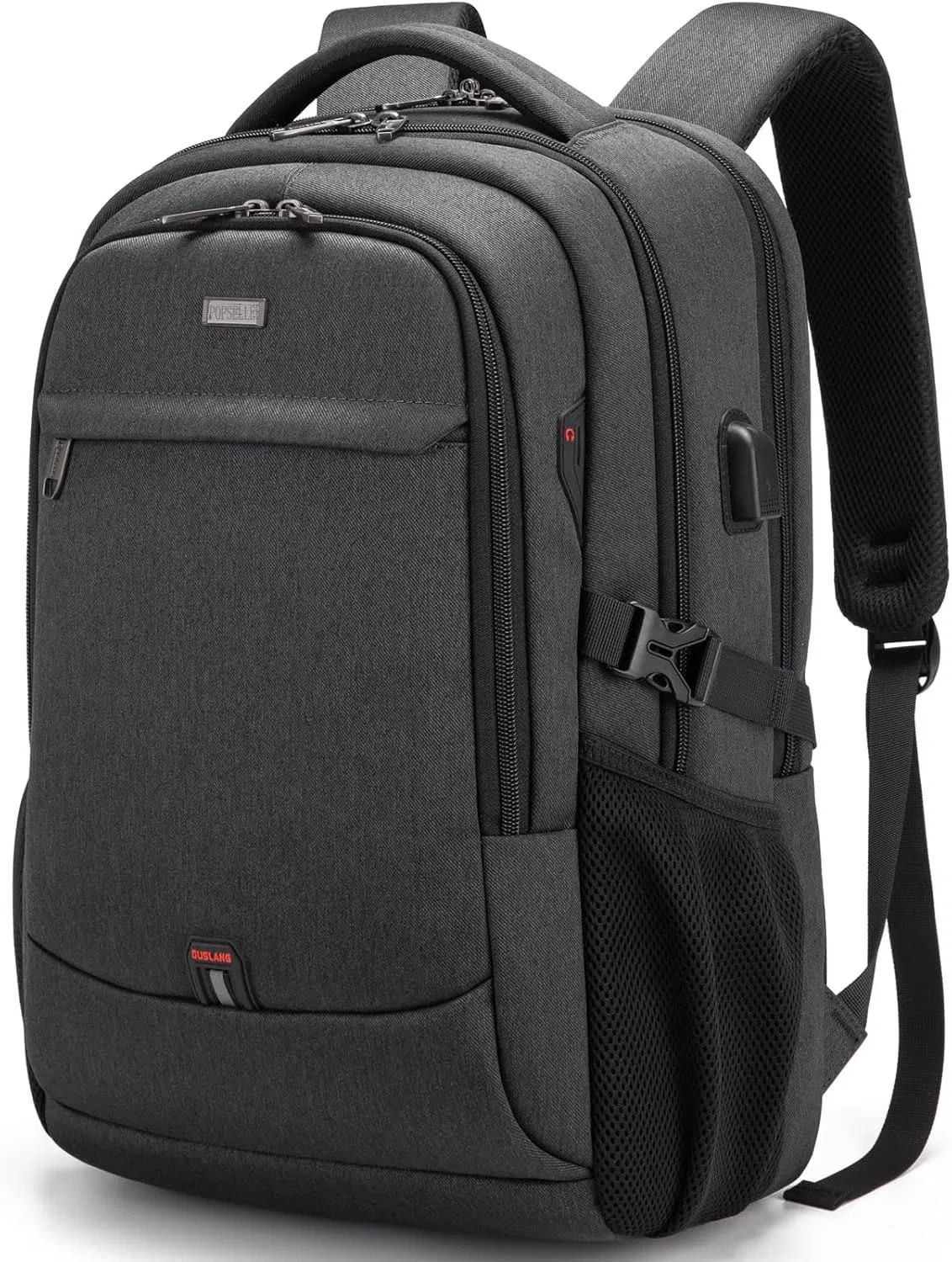 Mochila para laptop, viagem de negócios, bolsa para computador universitário com porta de carregamento USB