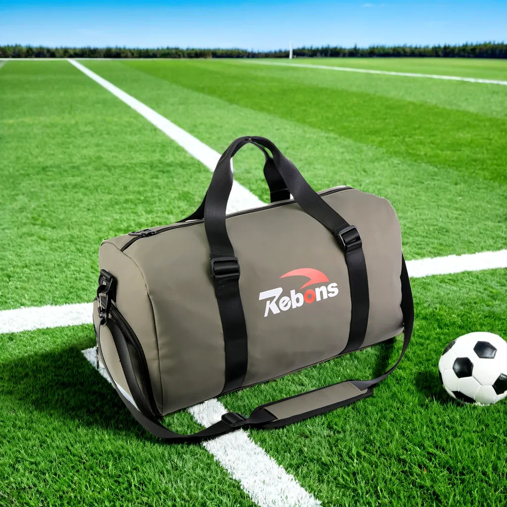 2025 Conjunto de Viagem Personalizado com Logo Atacado Bolsa Tote de Golfe Maleta Designer de Couro Luxuoso Impermeável Bolsa de Ginástica Fitness com Compartimento para Sapatos para Homens