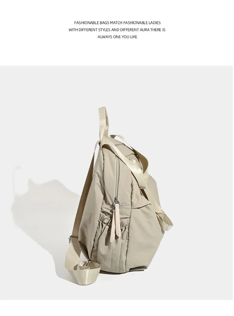 Mochila Mini de Nylon Leve e Estilosa para Mulheres e Meninas