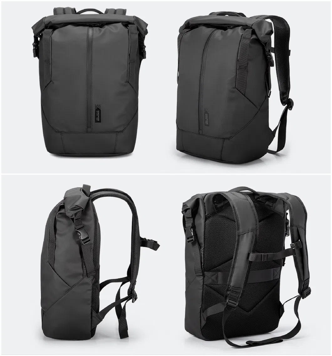 Mochila de Negócios Impermeável de Alta Qualidade para Viagens com Porta de Carregamento USB para Profissionais
