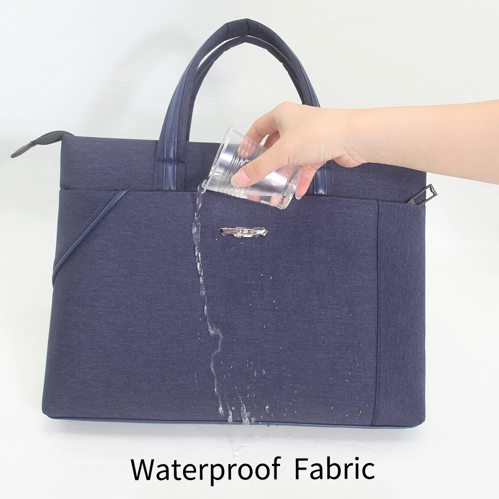 Capa de Laptop Slim Leve 14 Polegadas Azul Marinho Personalizada Estojo de Viagem para Homens e Mulheres