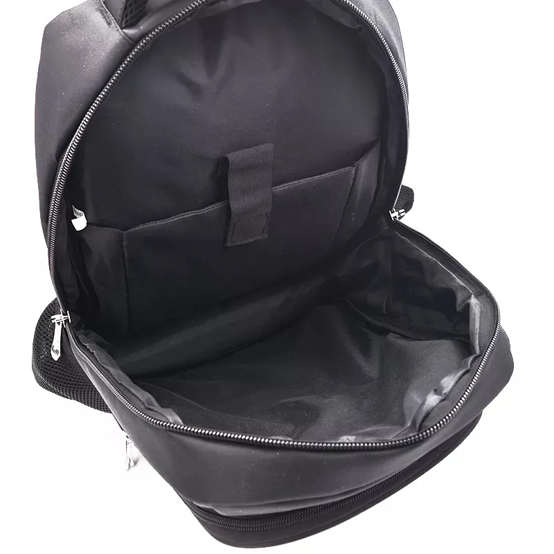 Mochila de Nylon Preto à Prova d'Água para Laptop com Rodas