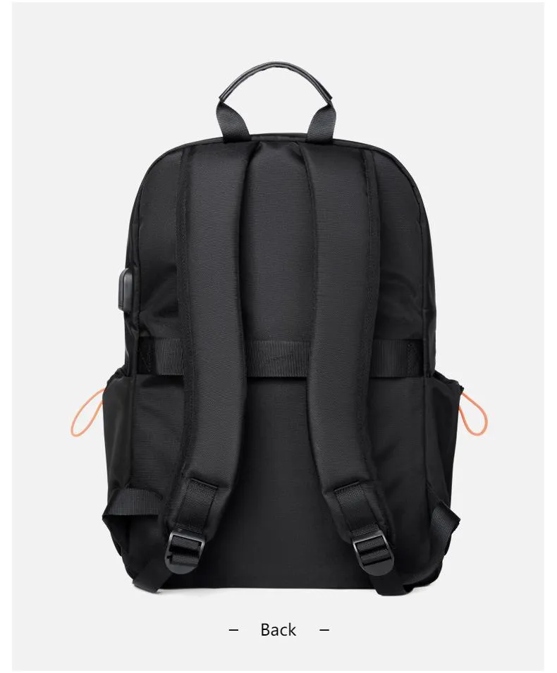 Mochila de Negócios Espaçosa e Resistente à Água com Compartimento para Laptop 16" Elegante