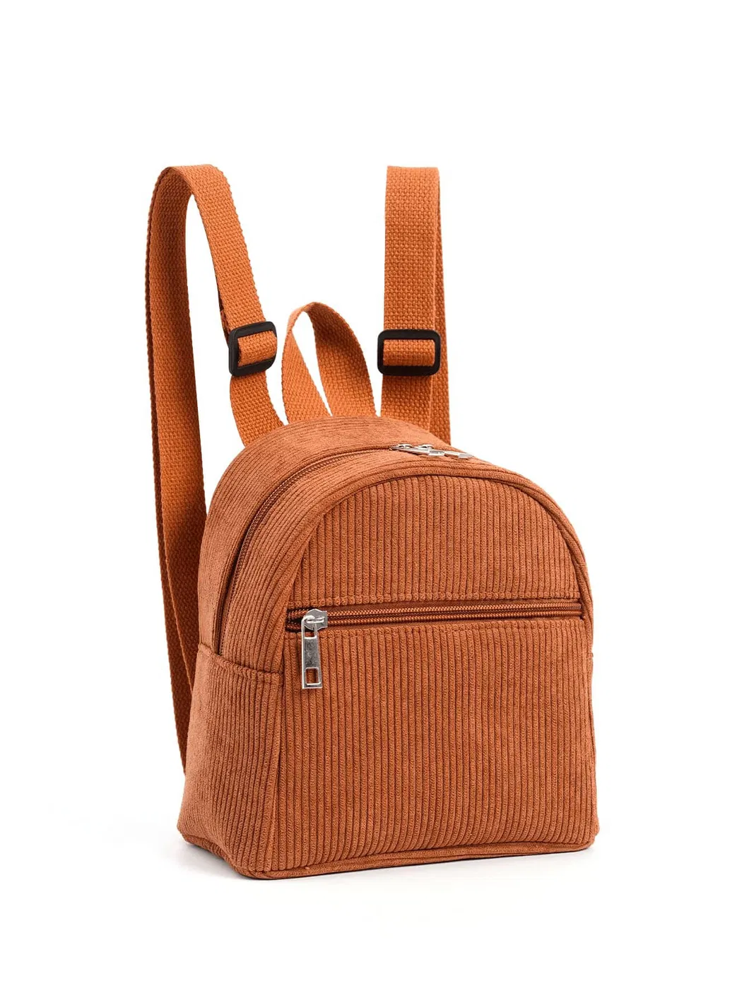 Mochila Mini de Corduroy Trendy para Mulheres e Adolescentes Estilosas