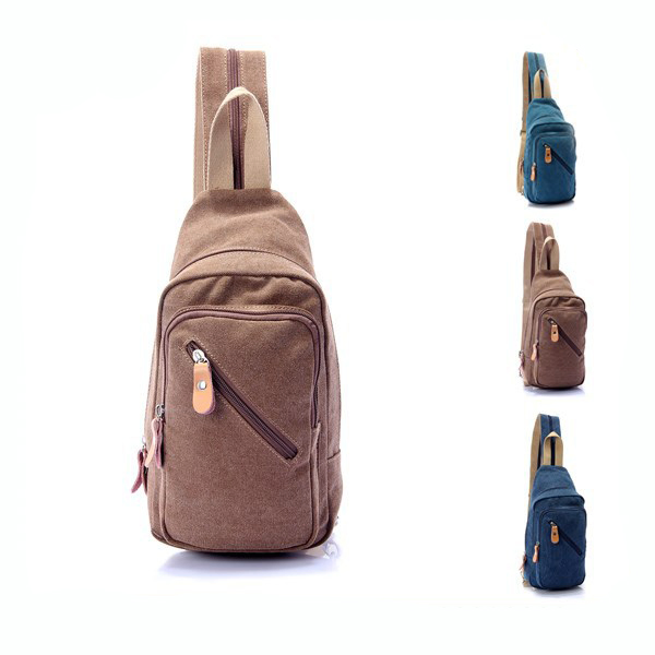 Mochila de Lona Vintage para Eventos Promocionais e Atacado