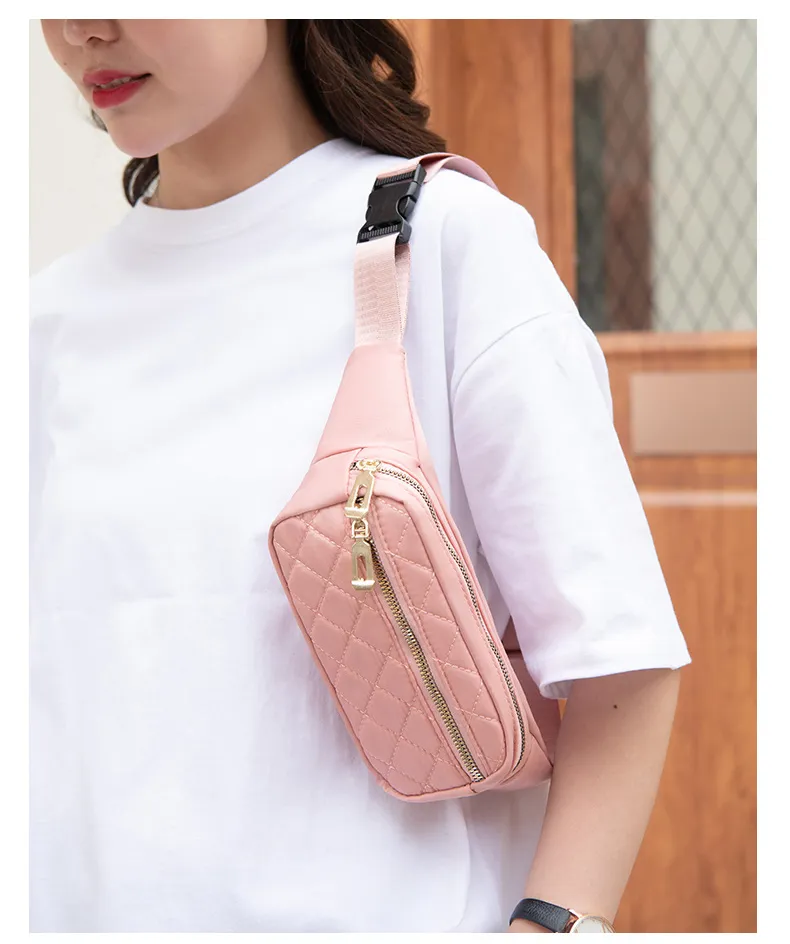 Bolsa de Cintura Fanny Pack para Celular, Bolsa de Peito para Mulheres, Bolsa Esportiva de Cintura