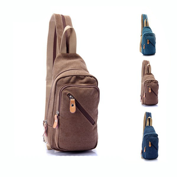Mochila de Lona Vintage para Eventos Promocionais e Atacado