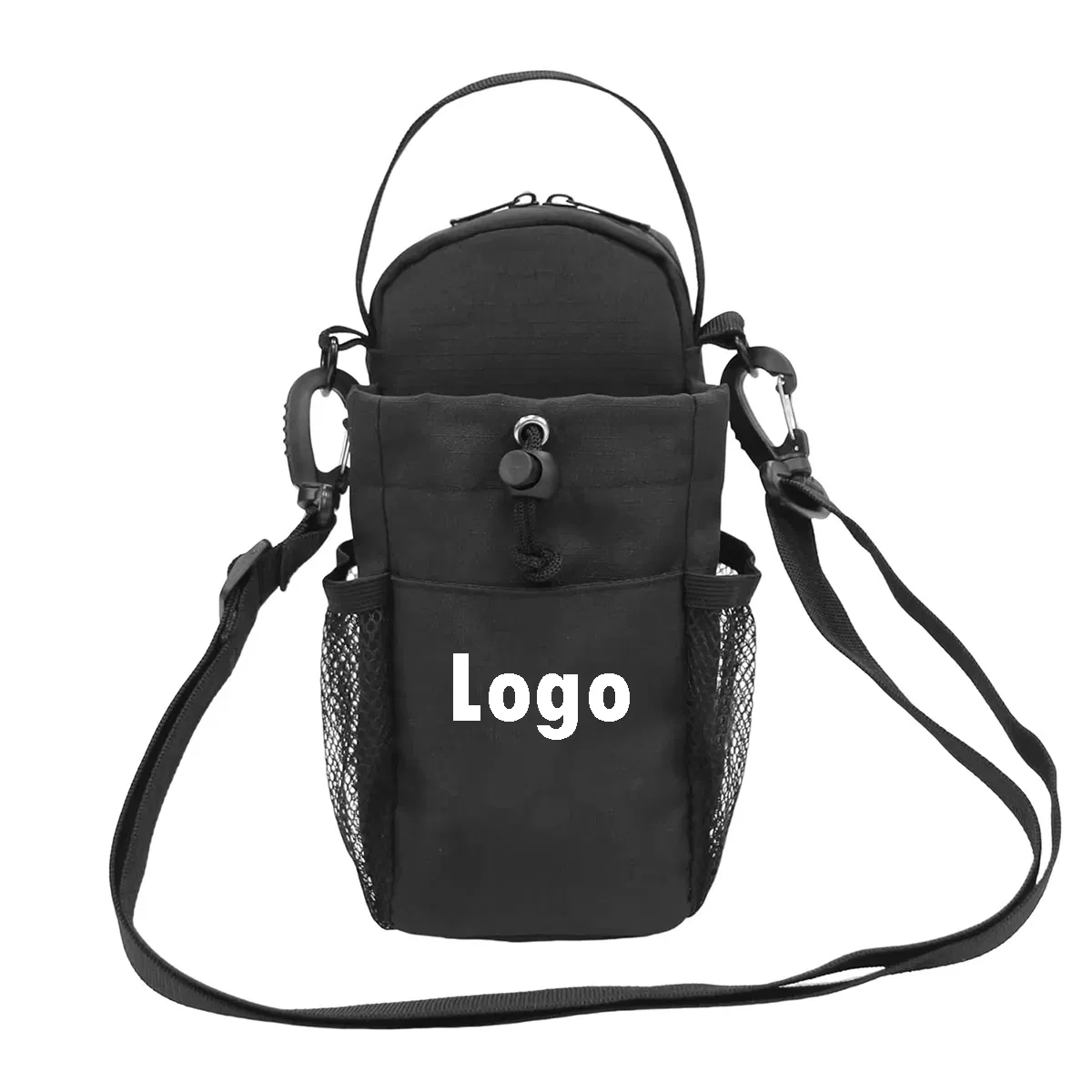 SJ-YB2192 Bolsa esportiva cruzada magnética personalizada com zíper, alça de ombro, suporte de garrafa de água magnético, bolsa de ginásio