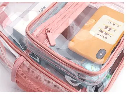 Mochila Mini Transparente de Moda para Meninas Crianças