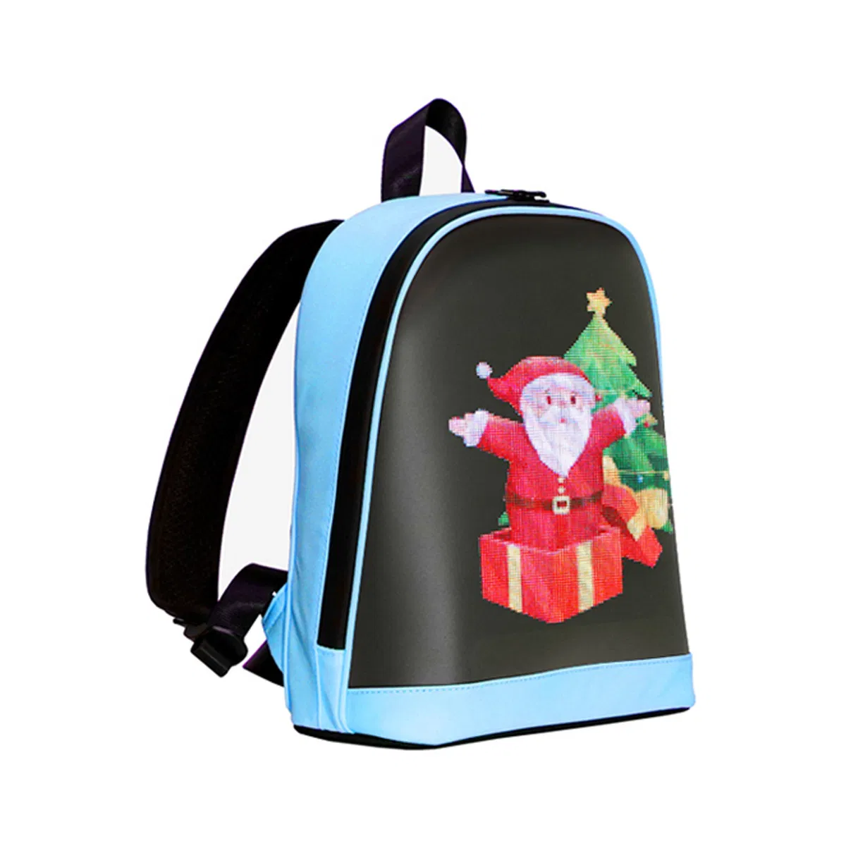 Tela de Exibição LED Inteligente à Prova d'Água Mochila de Lazer Multicolorida para Esportes ao Ar Livre