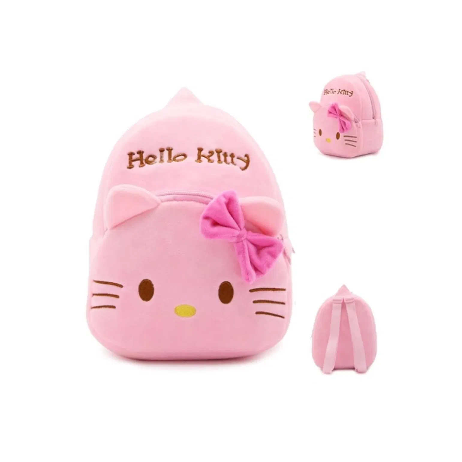 Mochila de pelúcia de desenho animado para crianças mini mochila escolar