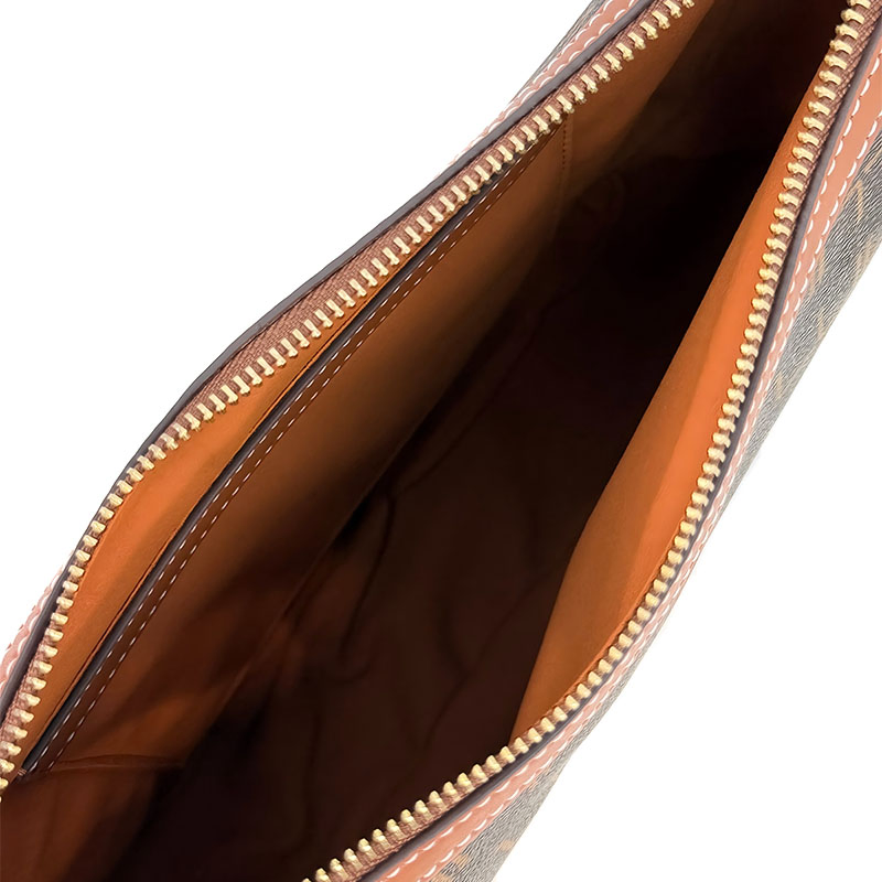Bolsa Hobo de Couro Vintage com Alça Ajustável para Uso Diário