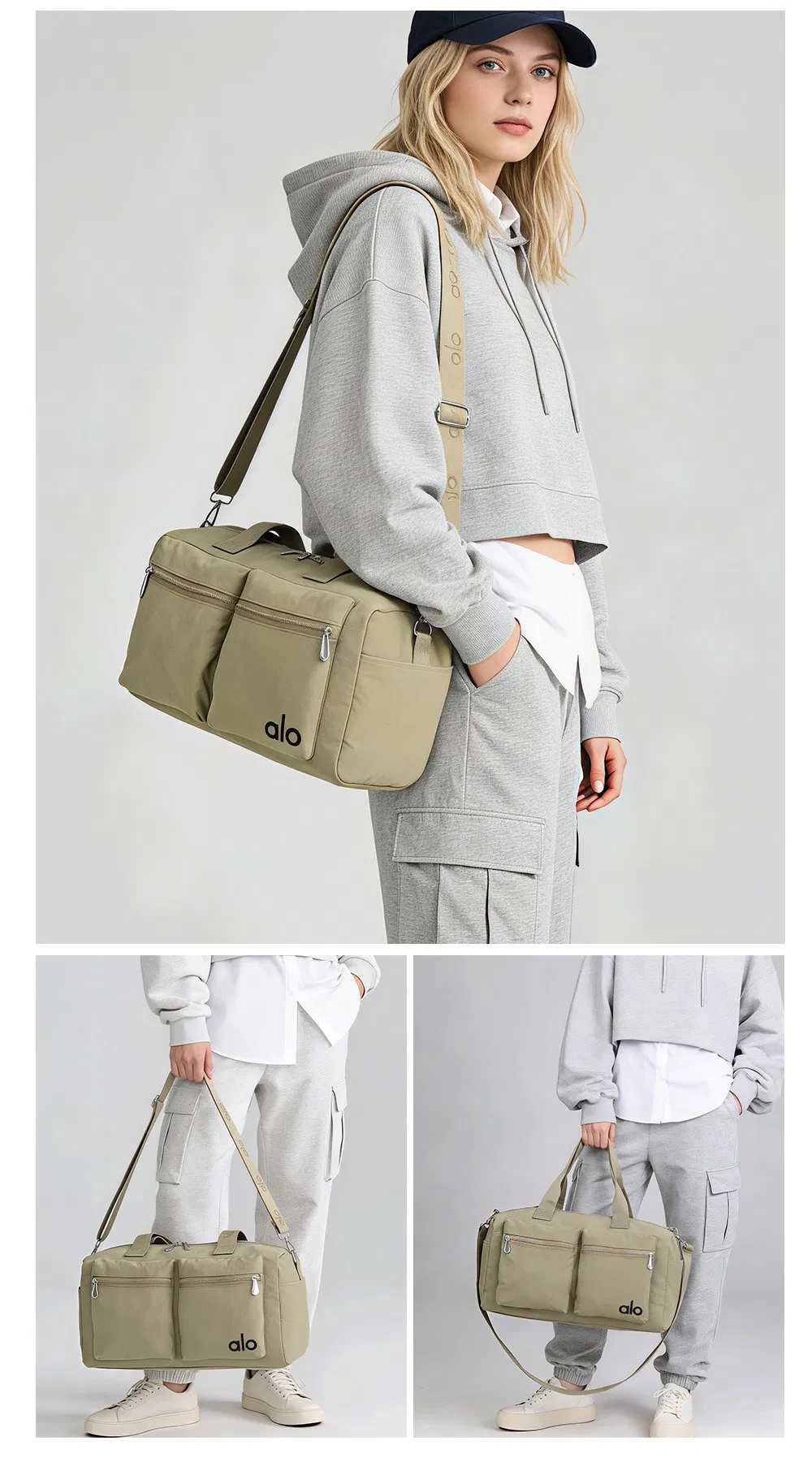 Bolsa de Viagem Duffle Grande para Esportes ao Ar Livre, Durável