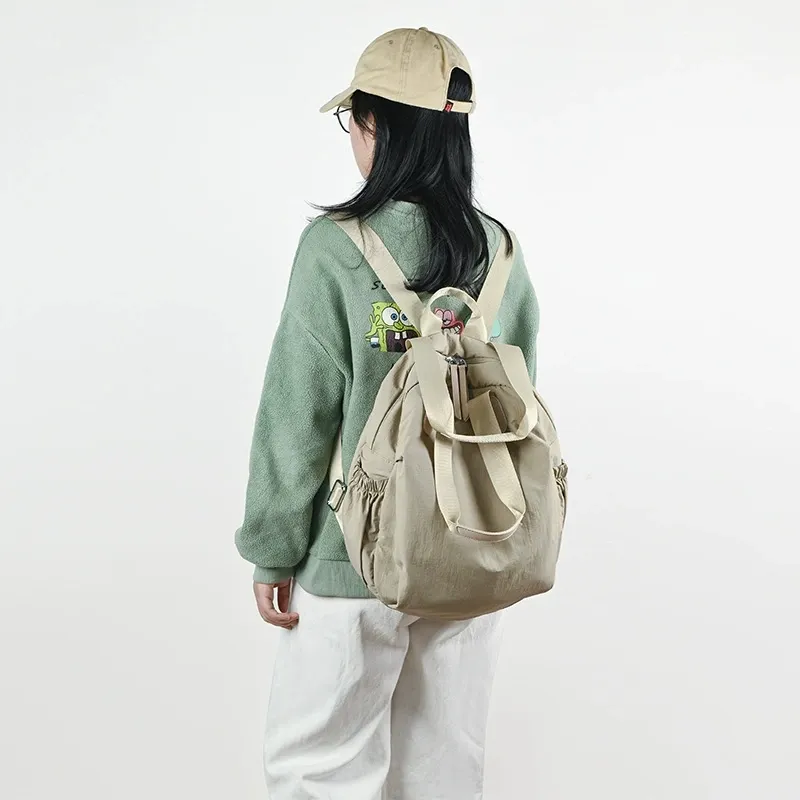 Mochila Mini de Nylon Leve e Estilosa para Mulheres e Meninas
