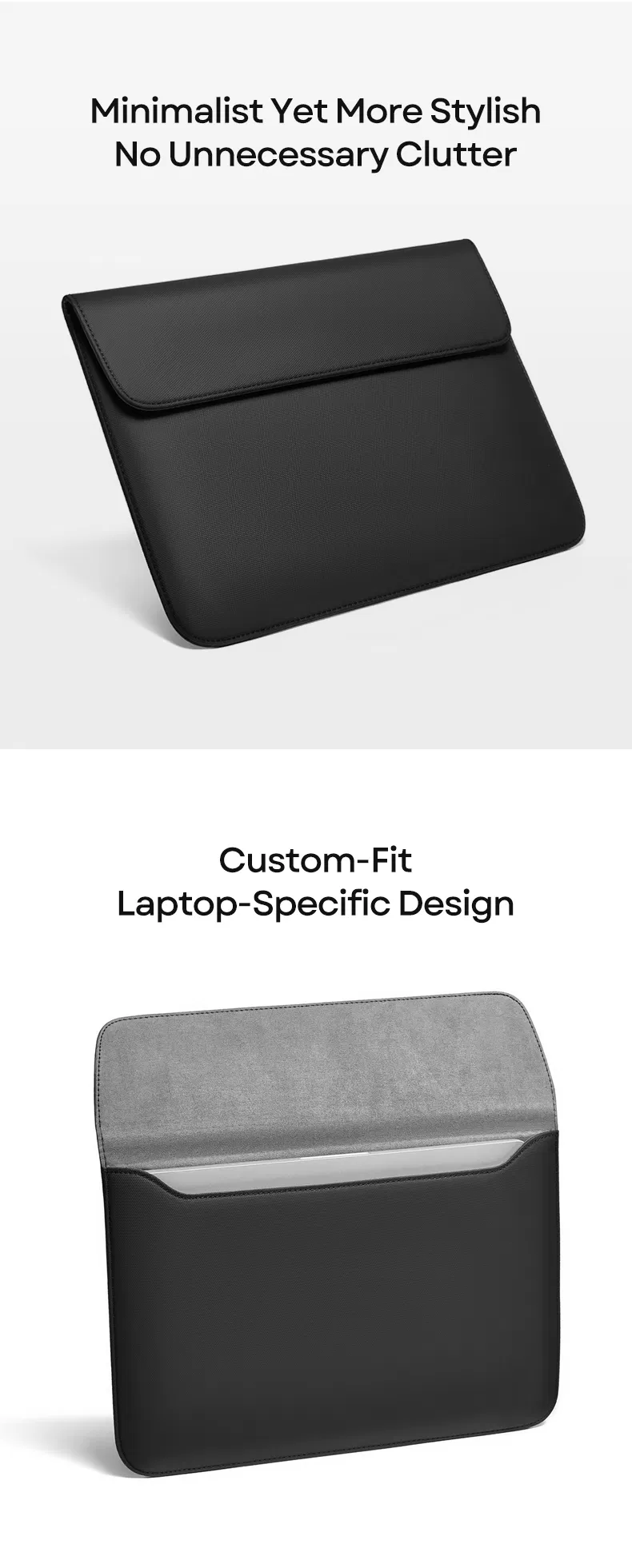 Mala Slim Magnética à Prova de Choque para Laptop