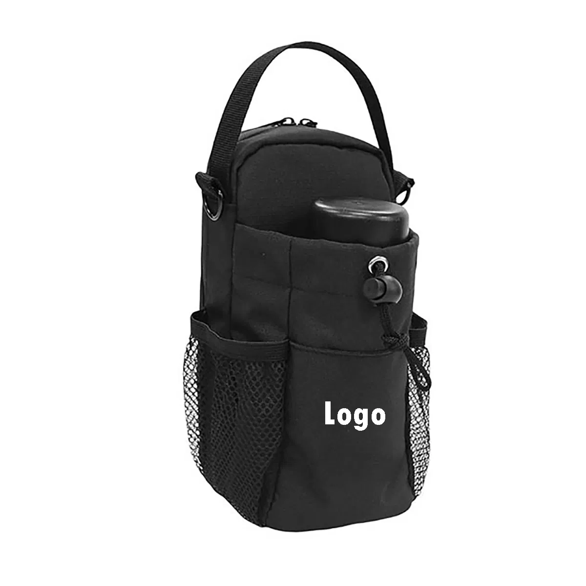 SJ-YB2192 Bolsa esportiva cruzada magnética personalizada com zíper, alça de ombro, suporte de garrafa de água magnético, bolsa de ginásio