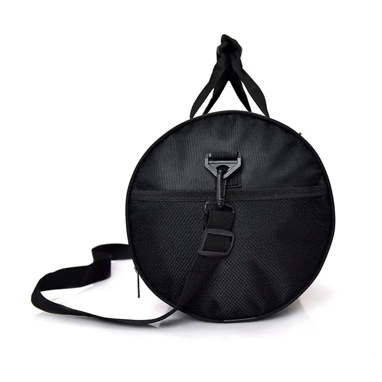 Bolsa de Viagem Duffle Grande e Resistente para Fitness, Impermeável, Nylon Preto, Bolsa de Ginástica para Homens