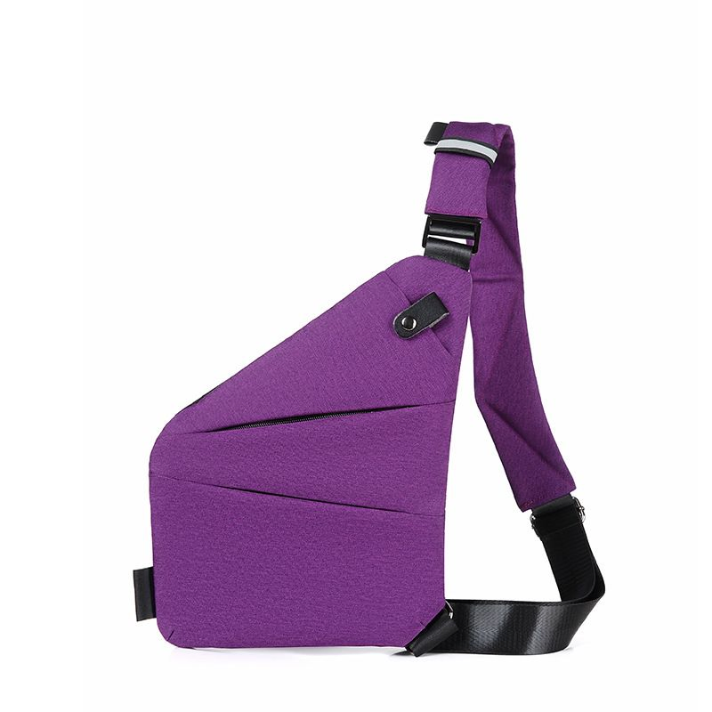 Nova Bolsa de Arma Digital para Homens em Lona, Bolsa de Peito, Bolsa Crossbody Esportiva, Bolsa de Cintura Multifuncional, Bolsa Antifurto de Um Ombro Ajustada