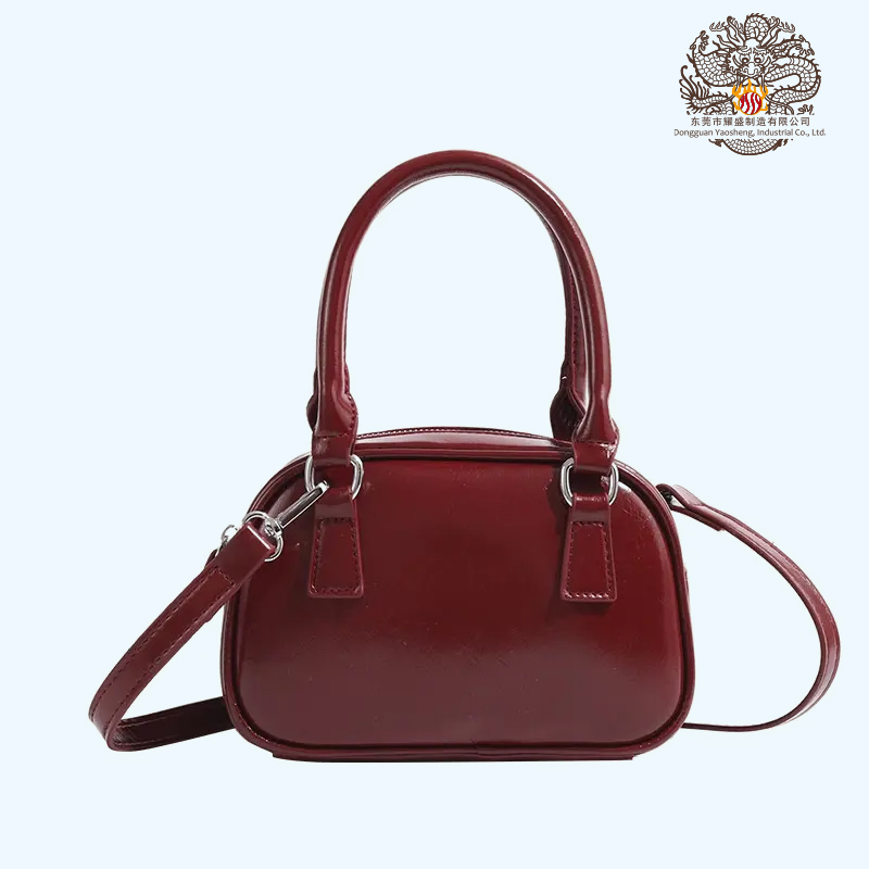 Bolsa transversal quadrada de patente PU com fechamento em zíper estilo coreano para mulheres