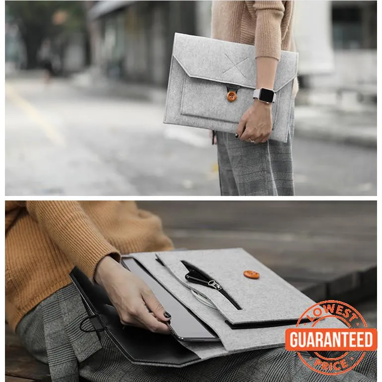 Bolsa de Laptop Slim Reutilizável e Ecológica