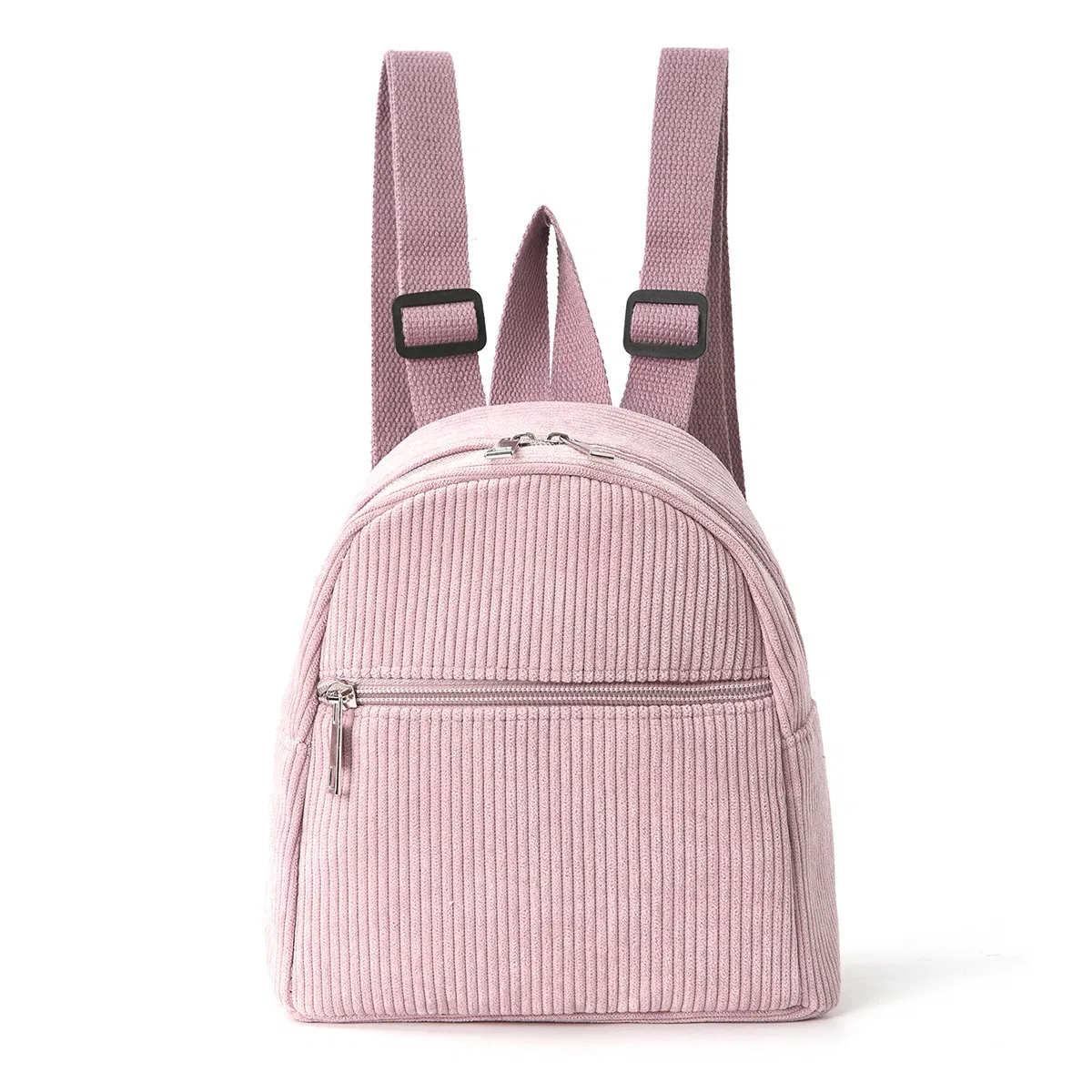 Mochila Mini de Corduroy Trendy para Mulheres e Adolescentes Estilosas