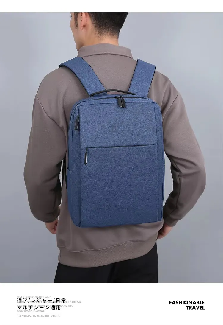Mochila Empresarial Durável com Padrão Geométrico e Logotipo Personalizado para Presentes Corporativos