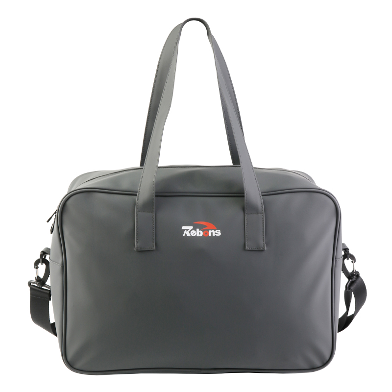 Bolsa de viagem de fim de semana impermeável pequena de couro PU personalizada, bolsa de duffle para transporte, bolsa de ombro para esportes e academia, bolsa de viagem seca para homens e mulheres