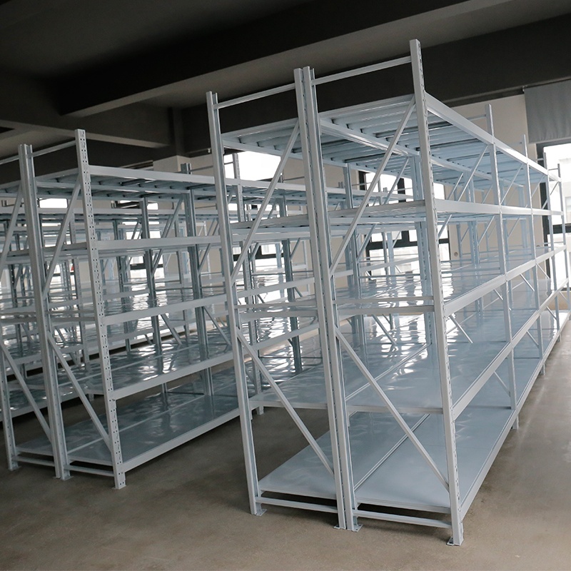 Multi-Layer 400KG Load Steel Shelving Racking System Long Span Warehouse Shelf Rack