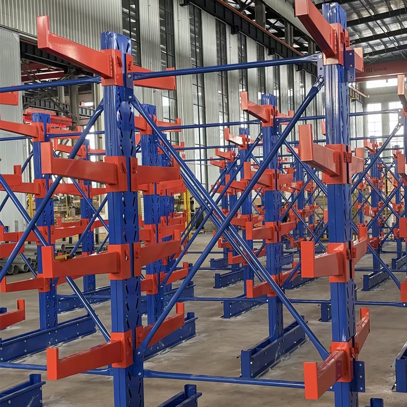 Shibang 500KG Load Arm Double Sided Cantilever Racking Powder Coating Heavy Duty Cantilever Racking