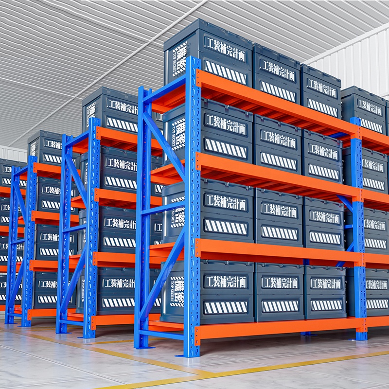China Manufacturer Factory Heavy Duty Mutil Layer Steel Warehouse Rack with Corrosion Protection 500kg Loading Shelf for Storage