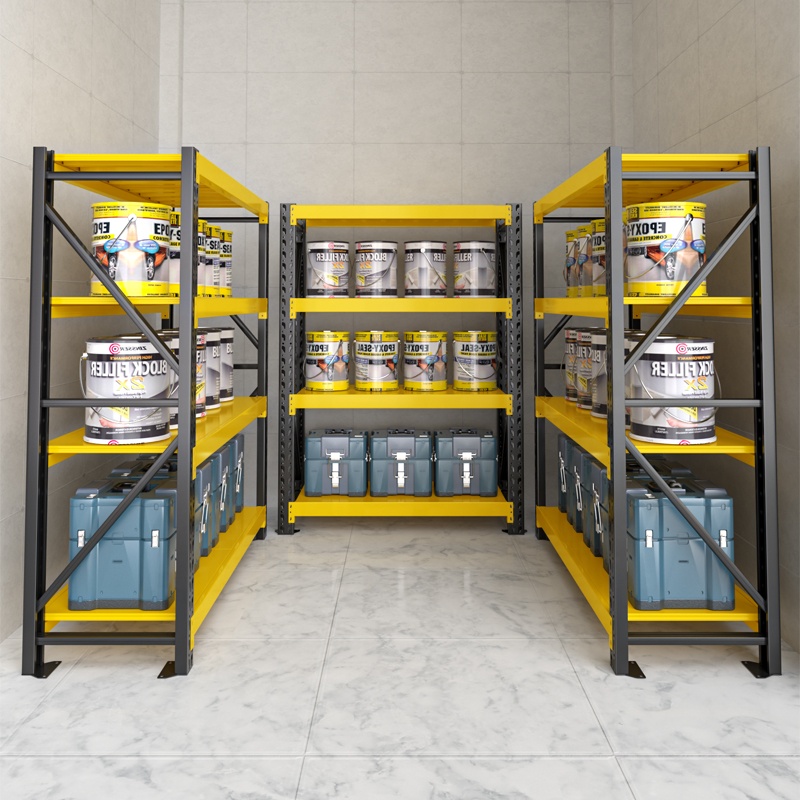 Shibang Manufacturer Directly Warehouse Light Middle Storage Industrial Racks for Warehouse Racking Plate Shelving Shelves Unit