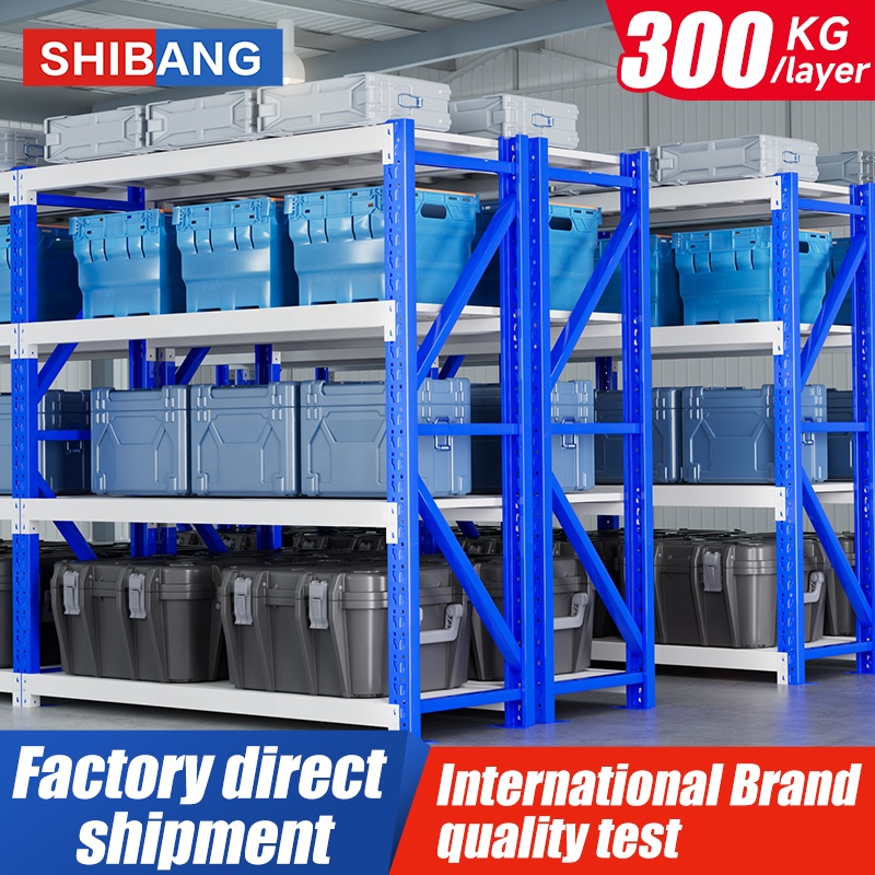 Customizable Industrial Steel Metal Shelving Shelves Adjustable Bolts Garage Warehouse Rack for Storage