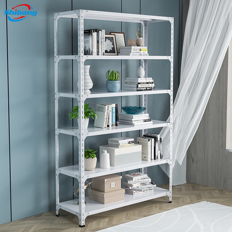 Manufacturer 3/4/5/6 Layers Warehouse Storage Shelf Household Angle Steel Rack Shelf