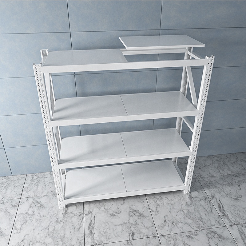 Boltless Adjustable Heavy Duty Load-Bearing 300kg/Layer Steel Racks Warehouse Industrial Stack Storage Racking Shelving System