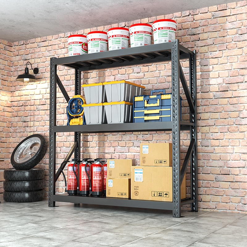 5 Tier Steel Adjustable Boltless Powder Coated Industrial Storage Rack Shelf Warehouse Racking System