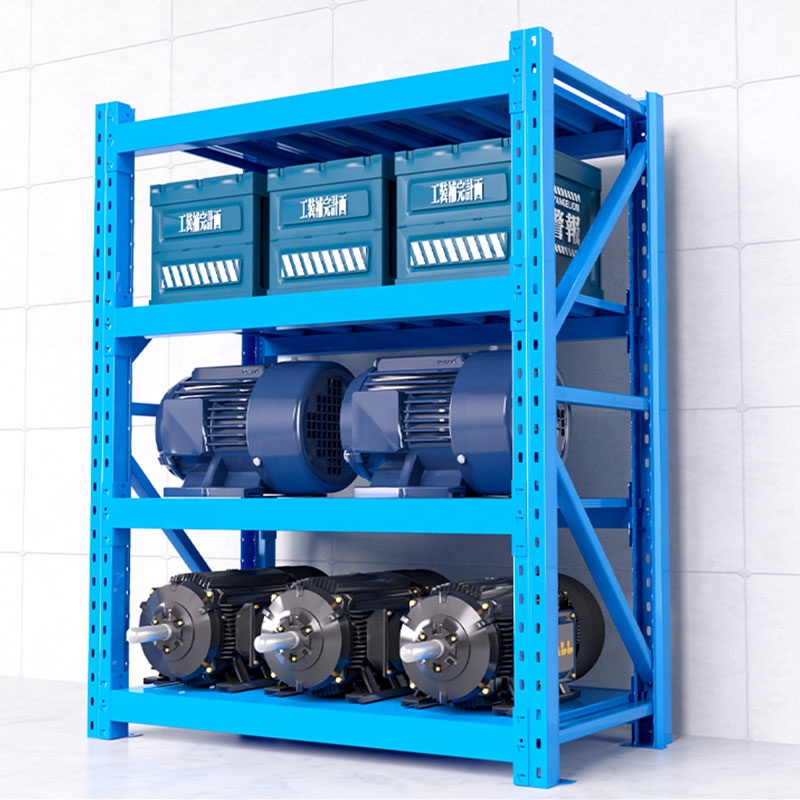 High Quality Industrial Metal 800KG Racks Cold Rolled Steel Selective Storage Shelving Units System for Warehouse Use