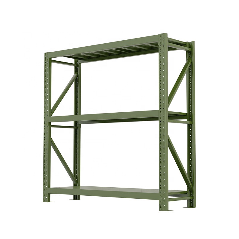 240KG Load Steel Mutil Tier Industrial Shelving Units Corrosion Protection Powder Coating Floor Standing Adjustable Storage