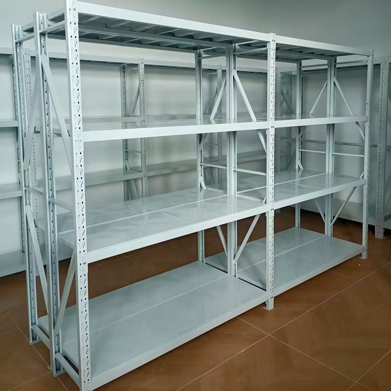 Heavy Duty Storage Shelves System Stacking Units Metal Rack Warehouse Steel Boltless Storage Racking