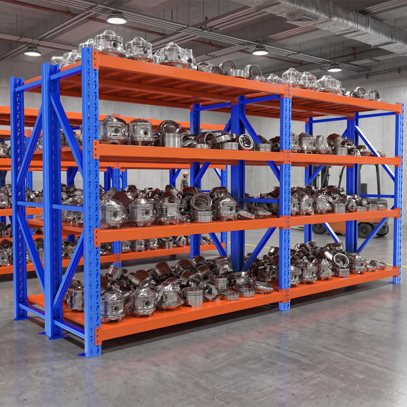 Heavy Duty Metal Shelf 400KG Steel Long Span Industrial Shelving Garage Warehouse Shelves