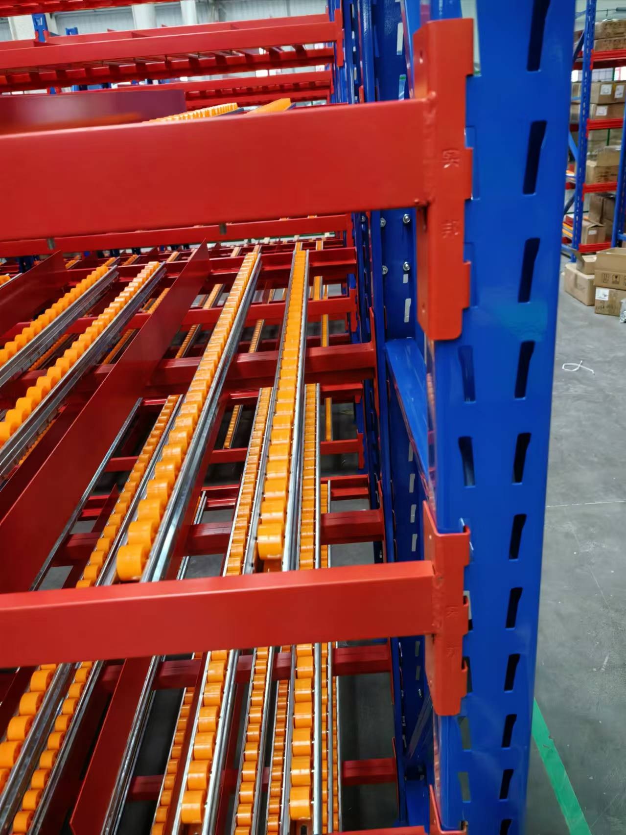 Gravity Flow Roller Racking Systems Carton Flow Racks