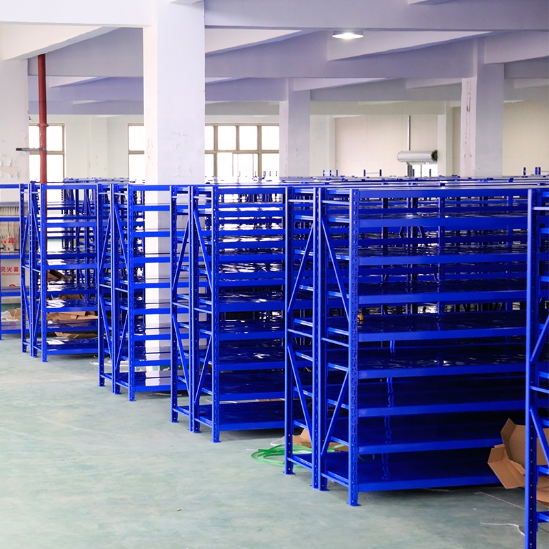 Heavy Duty Metal Shelf 400KG Steel Long Span Industrial Shelving Garage Warehouse Shelves
