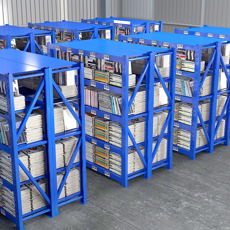 Shibang Factory 300KG 4 Layers Metal Steel Warehouse Racking Systems Warehouse Storage Racks
