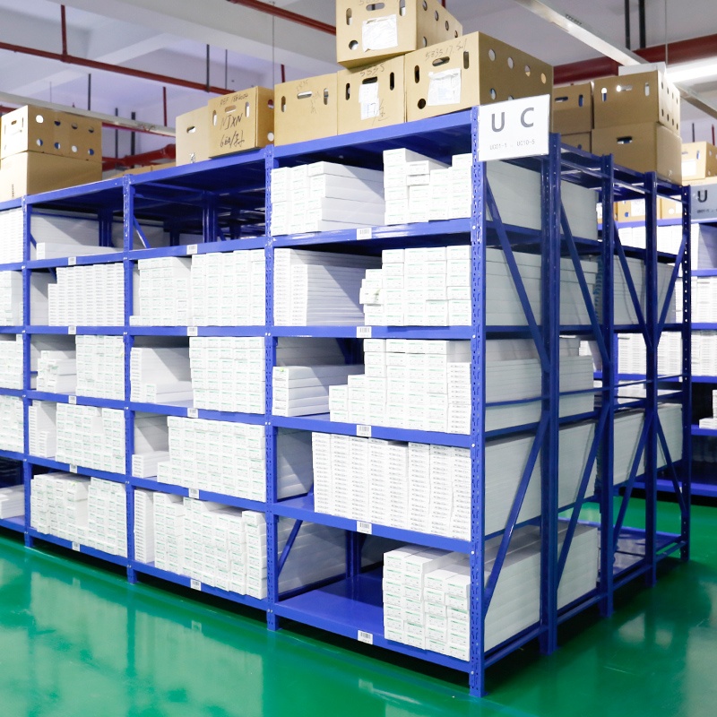 Shanghai 120-180KG Load Warehouse Rack Steel Light Duty Shelf Powder Coated Corrosion Protection Garage Storage Rack System