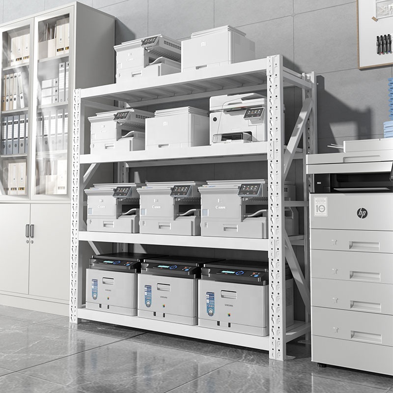 Boltless Adjustable Heavy Duty Load-Bearing 300kg/Layer Steel Racks Warehouse Industrial Stack Storage Racking Shelving System