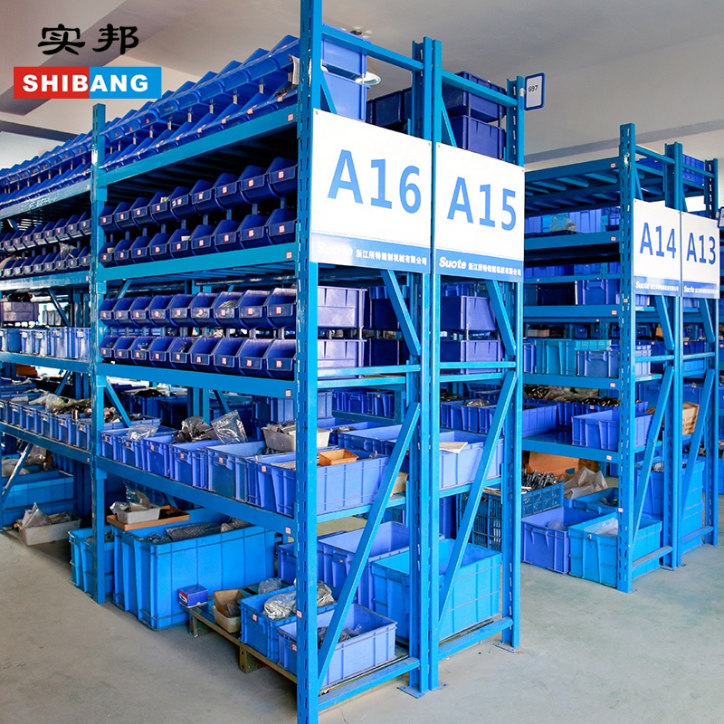 Custom Heavy Duty Shelving 600Kg Layer Garage 4 Tier Warehouse Storage Metal Shelf Rack Unit for Warehouse