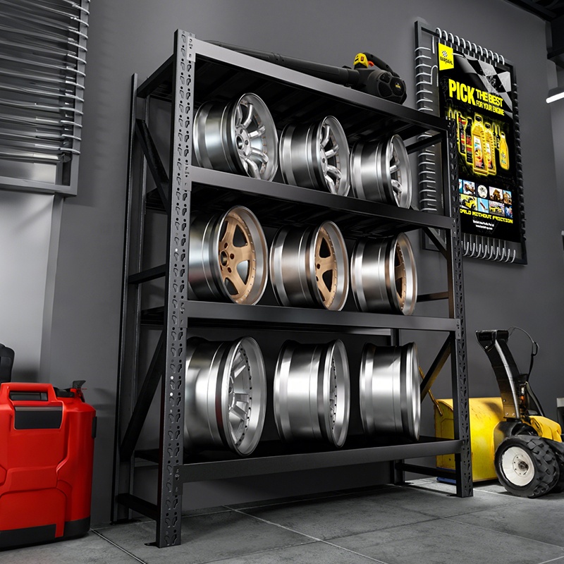 Shibang 800KG Wide Size Garage Storage Rack Adjustable Metal Shelving Unit Warehouse Organization Multipurpose Shelf