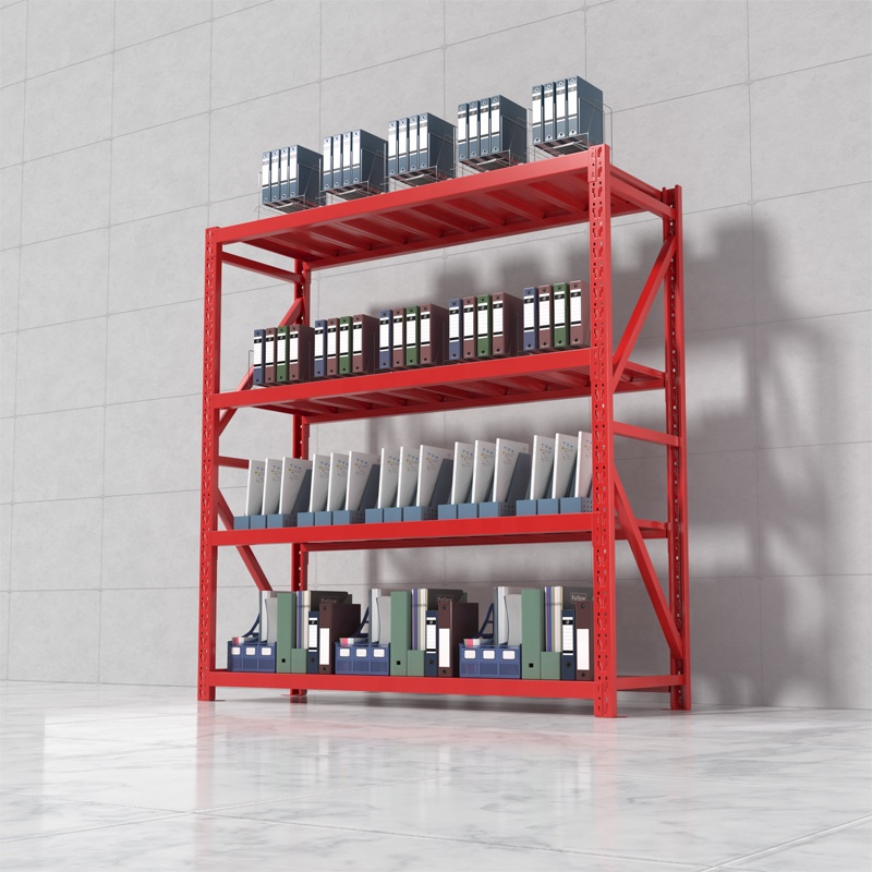 Shibang Racking Adjustable Steel Boltless Multi-Level Warehouse Storage Rack with Powder Coated Finish Medium Duty
