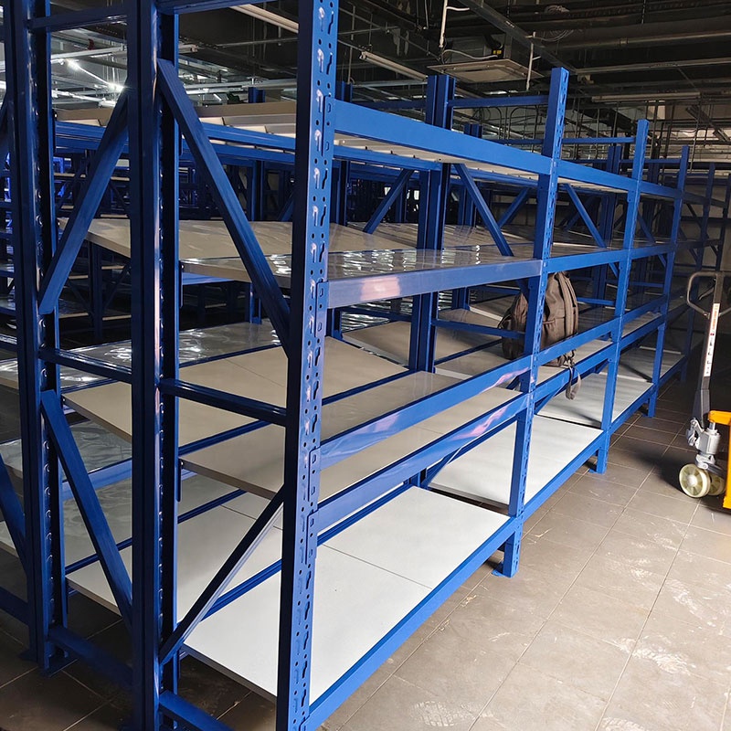 300KG Warehouse Racking System Adjustable 7 Tier Durable Metal Shelves Garage Customizable Industrial Rack